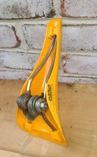 VINTAGE OLD SCHOOL BMX KASHIMAX AERO SEAT SADDLE JAPAN ORANGE / YELLOW ORIGINAL