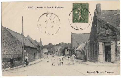 Fr02 dercy poncelet rue - rue, rare