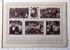 1915 WWI WW1 Imprimé ~ Maison