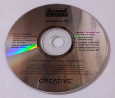 CD Drivers Creative Sound Blaster Windows 95/98/2000/XP – Original
