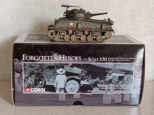 Corgi sherman tank m4a3e8 - sherman,