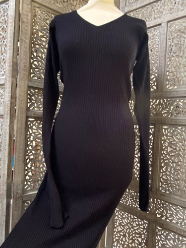 Robe longue maille - 42, viscose
