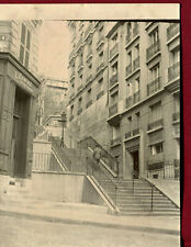 vintage old photo. L.ERNOUT shop. modern paintings. Paris. Montmartre?