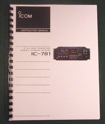 Icom 781 instruction manual - ic-781,