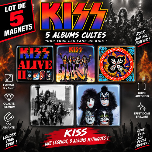 Lot magnets frigo kiss - lot,