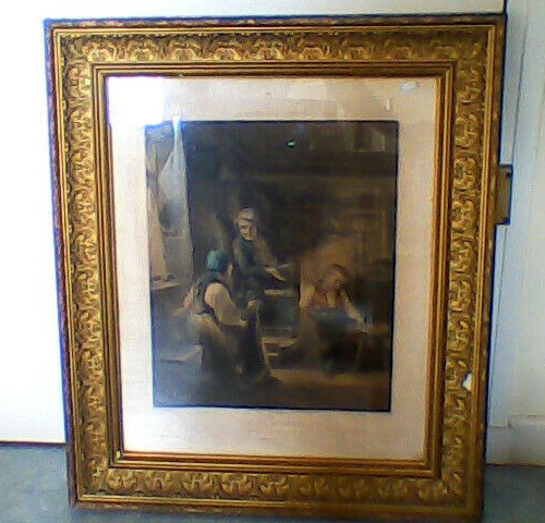 Lithographie musée des - "le,