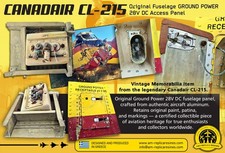 Panneau d'accès Canadair CL-215 Original Fuselage GROUND POWER 28V DC