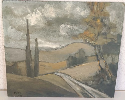 Tableau ancien signé mazet - ancien,