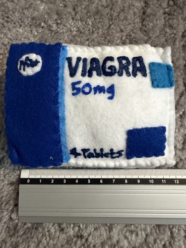 Lucy sparrow viagra signed - lucy,