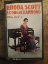 Rhoda Scott à l'orgue Hammond Ballades N°3 (cassette audio, tape)