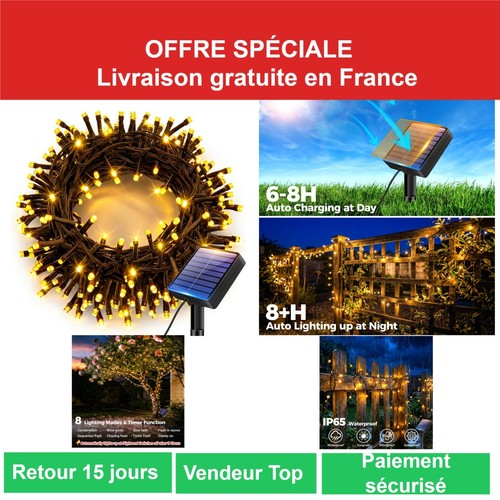 Guirlande solaire extérieure - guirlande,