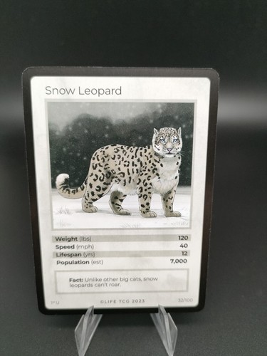 Snow leopard life tcg 2023 - snow,