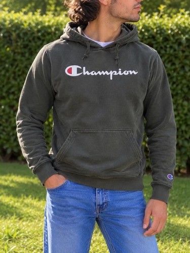 Champion hoodie vert kaki - champion,