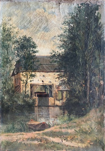 Tableau hst paysage au - hst, "paysage