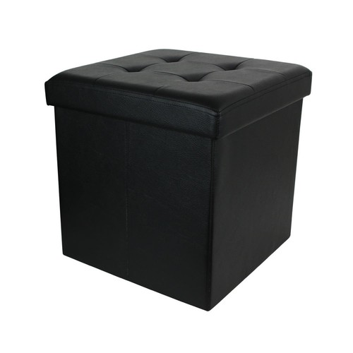 Pouf coffre pliable - pouf,