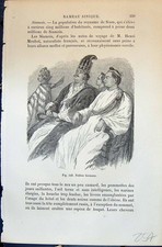 Old Nobles Birmans Jeune Dame Birmane Lady Man 1880 Human Races Humai 19th