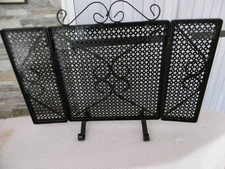 Pare-feu cheminée ancien en