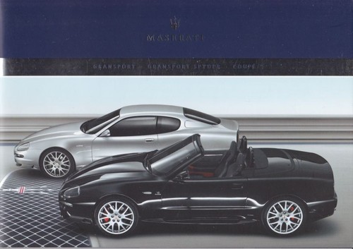 Catalogue brochure maserati - catalogue,