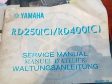 Yamaha 250 rd 400 rd manuel d ' atelier