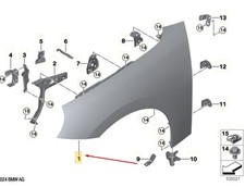 Mini Cooper J01 Fender avant