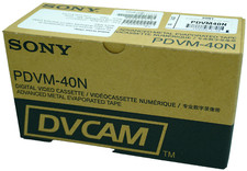 Sony PDVM-40N DVCAM Tapes Box of 10 Digital Video Cassette - New - NOS