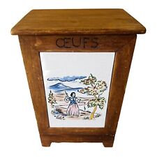 Armoire en bois pour 18 oeufs - vintage - fait main France - déco ferme campagne