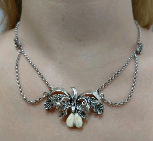Collier argent trophée - collier,