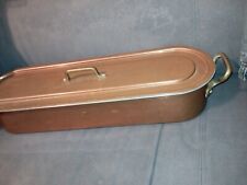 Copper Brass Salmon Bowl - Fish Dish - Kitchen