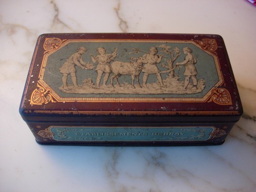 Ancienne jolie boite fer - ancienne,