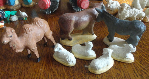 Santons devineau moutons 1 - 7,