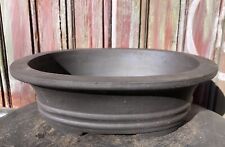 POT A BONSAÏ OVALE GRÈS NON