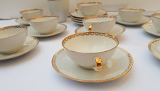 WINTERLING MARTLEUTMEN SAVARIA service à café en porcelaine fine décor OR