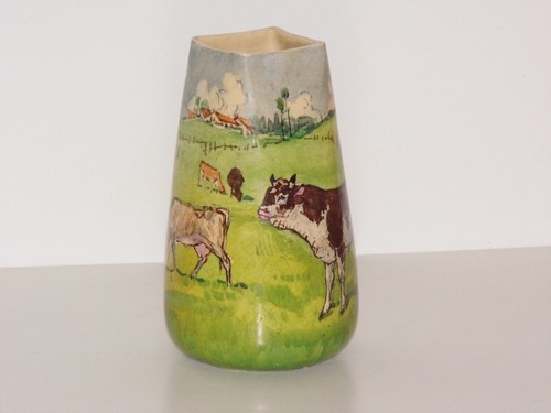 Vase ceramique polychrome - vase,