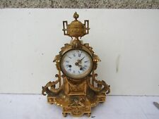antique louis style bronze clock 16