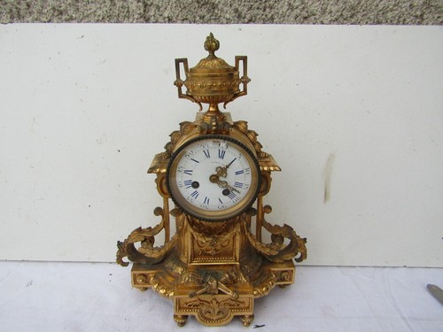 Ancienne horloge bronze - en, de