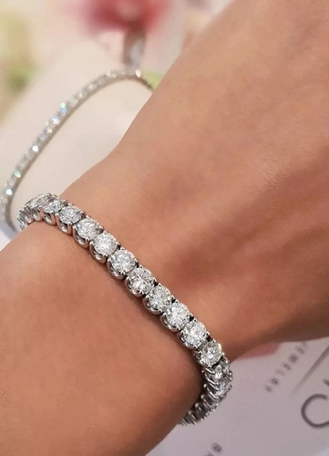 Bracelet diamant taille ronde