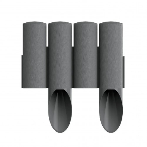 Bordure jardin pallisade gris