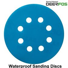 125mm Sanding Discs Wet and Dry Orbital Sandpaper Hook & Loop Pads Grit 40-3000 
