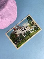 Postcard NC Hendersonville The Cedars Modern Brick American Plan Verandas