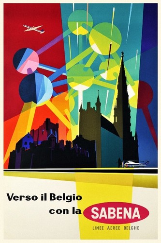 Sabena avion rfyic - poster, hq