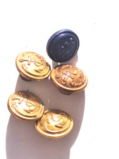 017805 lot de 5 bouton marine