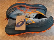 1011B976-400 Men's ASICS Trabuco Max 4 Cold moss-Nova orange Shoes size 9.5