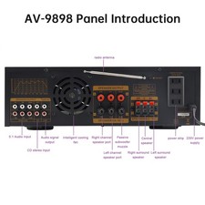 Bluetooth HiFi 3000W stéréo