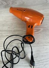  Antique Moulinex Orange Hair Dryer Vintage 70 Year Hairdresser Decoration