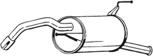 Silencieux final 228 145 bosal - 228-145,