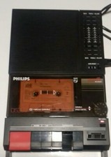  PHILIPS D6350   lecteur tape K7 Appareil Vintage Variateur 🎚prise de Son🎤🎸🎷
