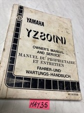 Yamaha YZ80 ( N )  1985 manuel