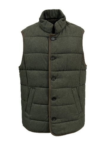Gilet matelassé loden vert - matelassé,