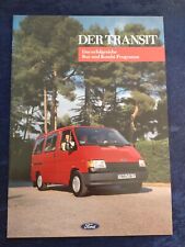 Ford Transit Bus Estate Brochure 06/1989