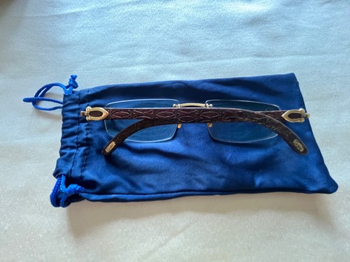 Lunette cartier bubinga logo - lunette,